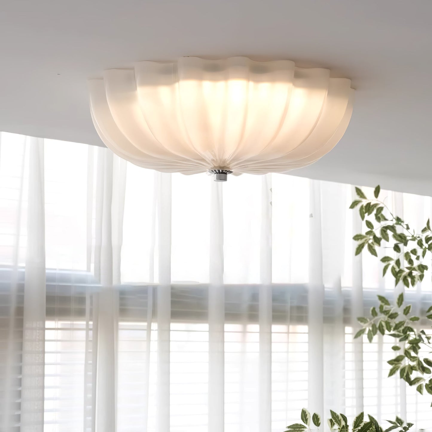 Wyna Blown Glass Ceiling Light