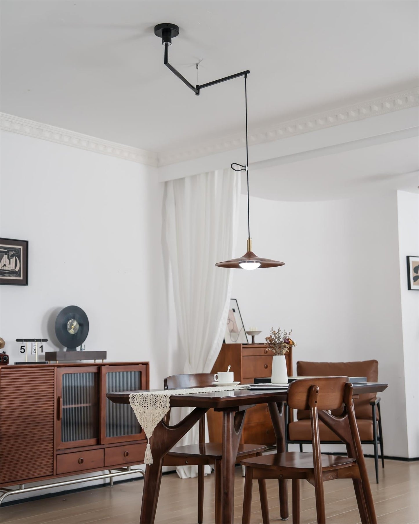 Veylo Adjustable Swing Arm Pendant Light