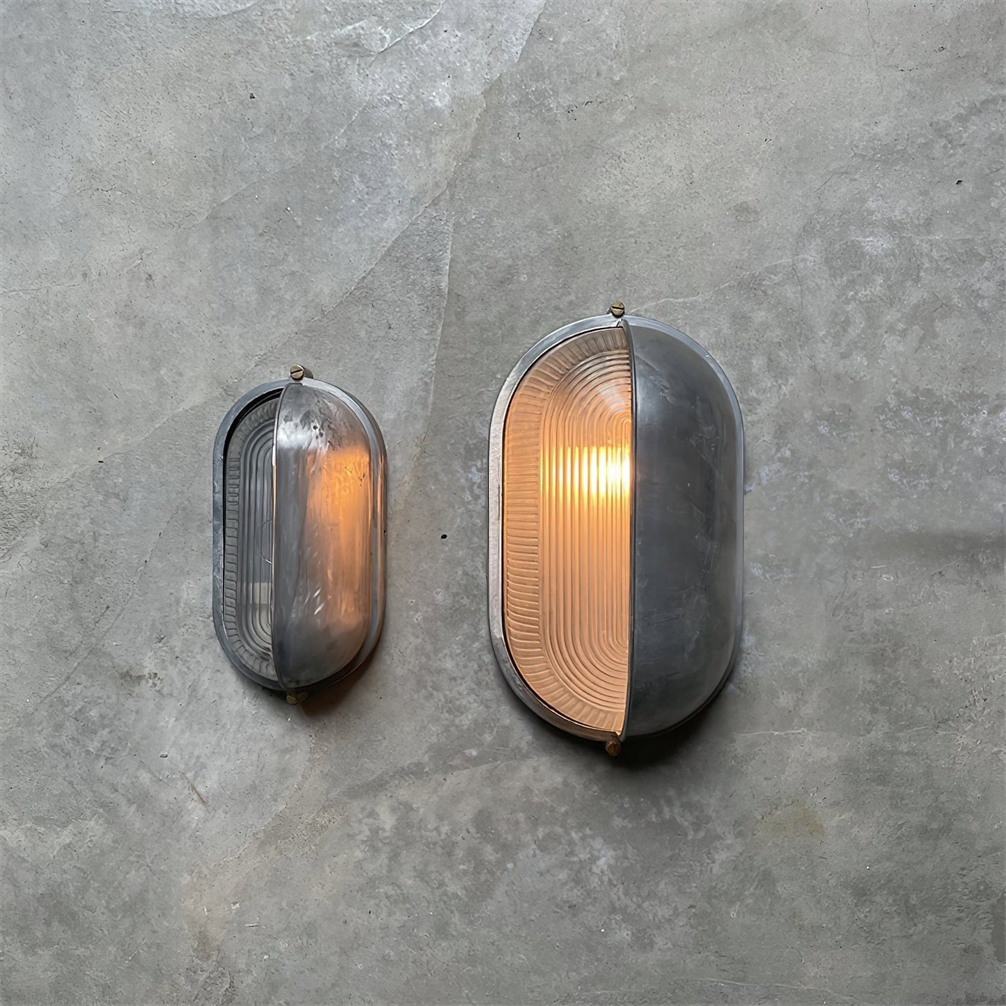 Vorn Modern Round/Ellipse Outdoor Waterproof Wall Lamp. 2 Colors