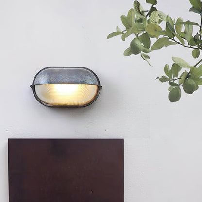 Vorn Modern Round/Ellipse Outdoor Waterproof Wall Lamp. 2 Colors