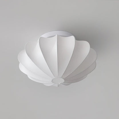 Plafonnier Blan Simplicité Coquillage