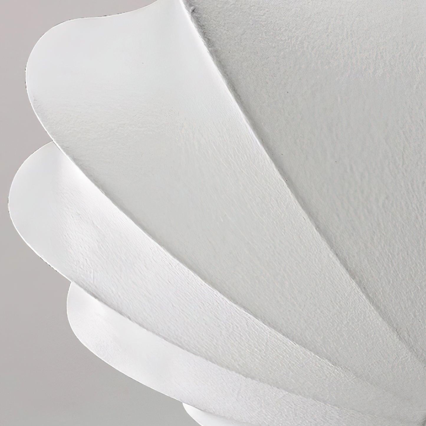 Plafonnier Blan Simplicité Coquillage