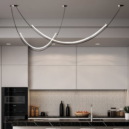 Zephira Curved LED Pendant Light