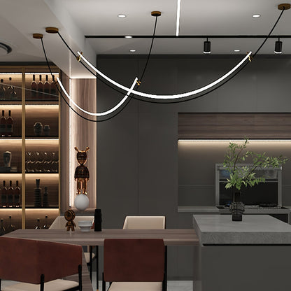 Zephira Curved LED Pendant Light