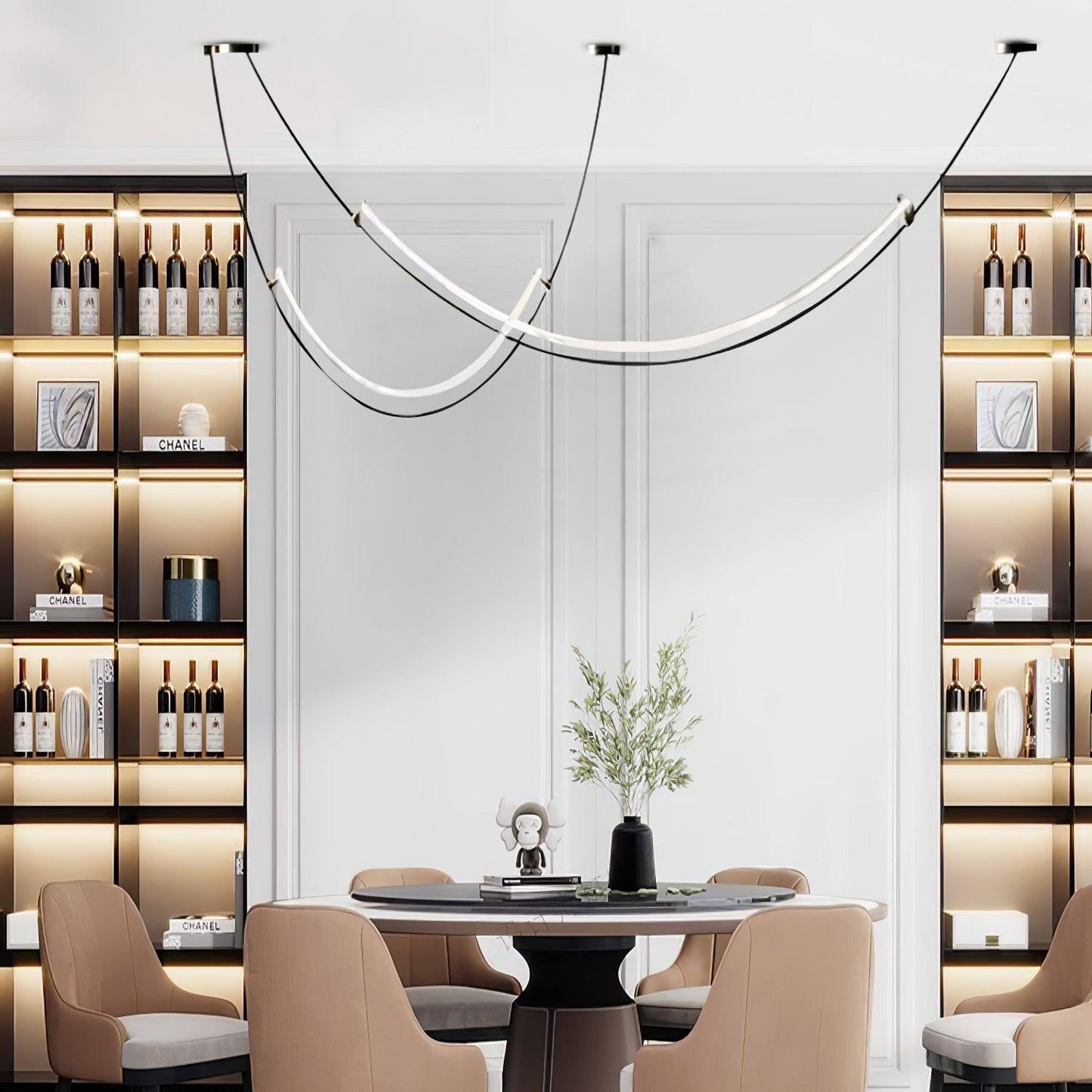 Zephira Curved LED Pendant Light