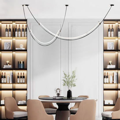 Zephira Curved LED Pendant Light