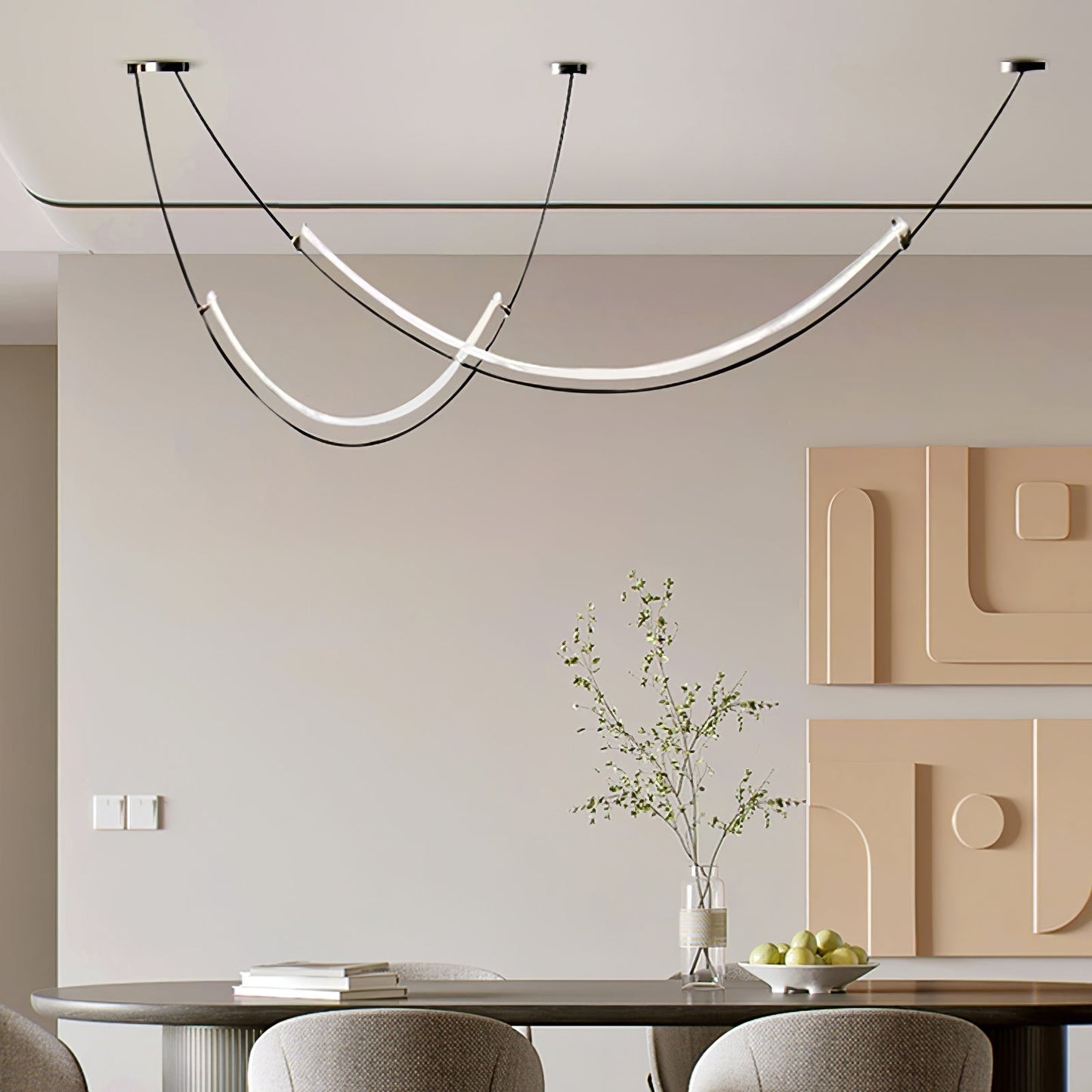 Zephira Curved LED Pendant Light