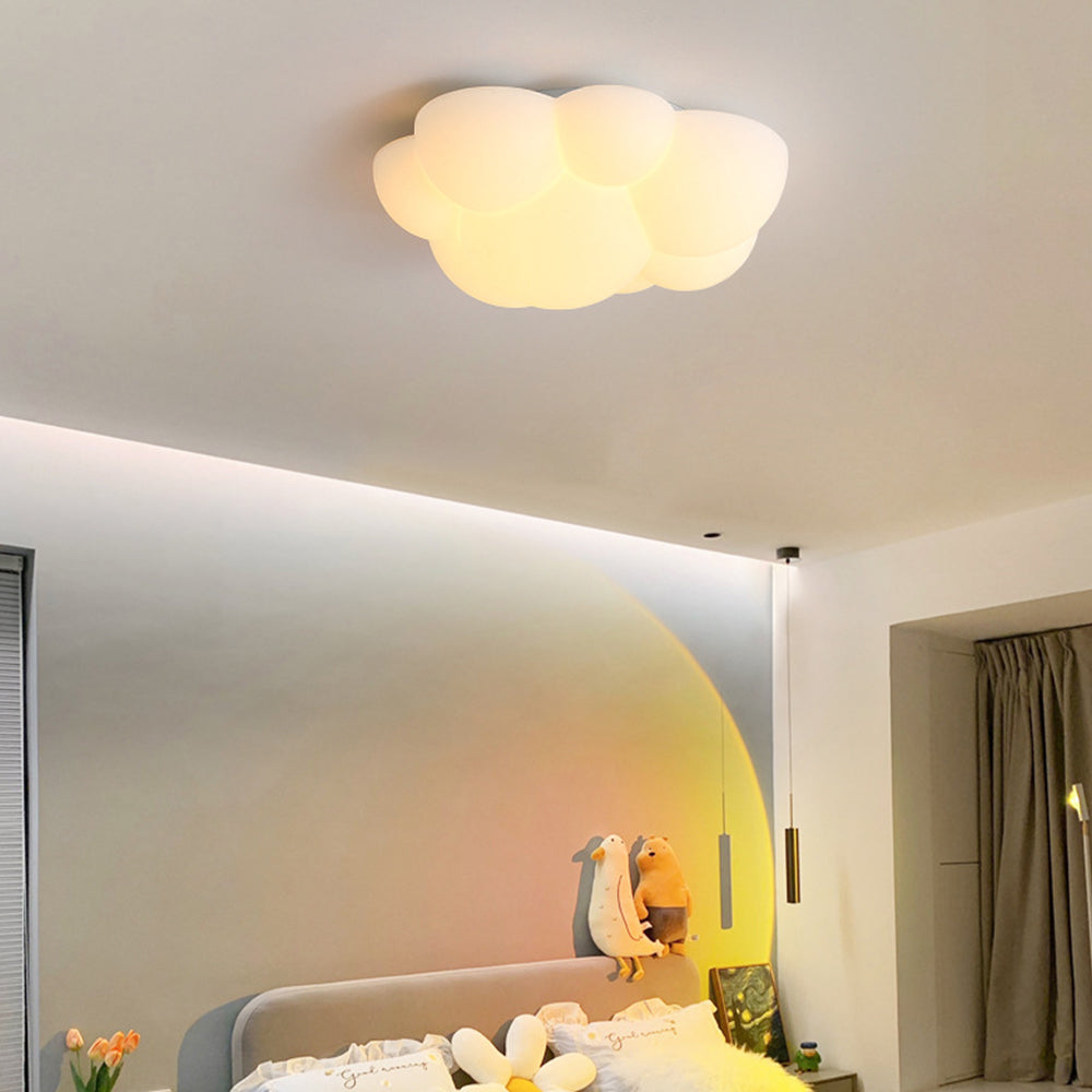 Aria   Flush Mount Ceiling LightNordic LED Cloud Shape