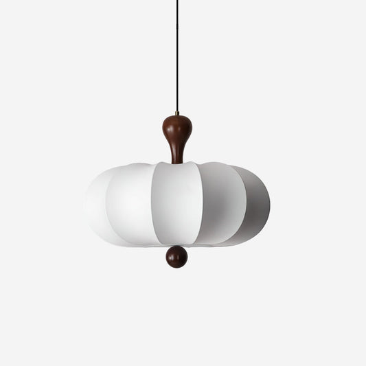 Jovian White Sculpted Pendant Lamp