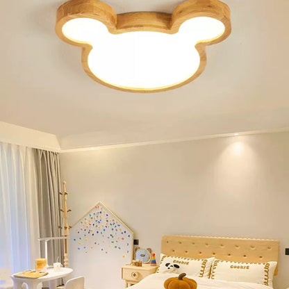 Aria moderne Unterputz-Deckenleuchte aus Holz für Wohnzimmer/Schlafzimmer