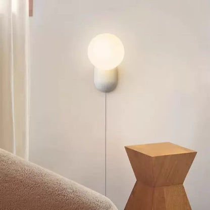 Valentina Applique Murale LED Moderne d'Intérieur Charmant en Résine et Verre pour Chambre/Salon