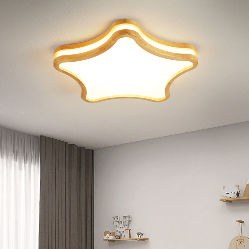 Aria moderne Unterputz-Deckenleuchte aus Holz für Wohnzimmer/Schlafzimmer