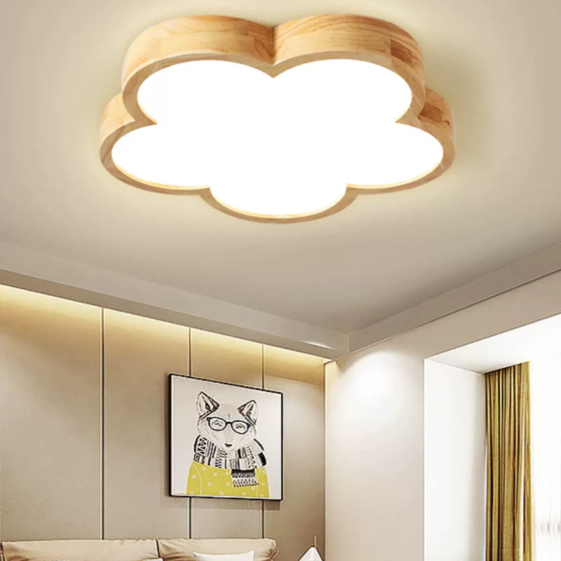 Aria moderne Unterputz-Deckenleuchte aus Holz für Wohnzimmer/Schlafzimmer
