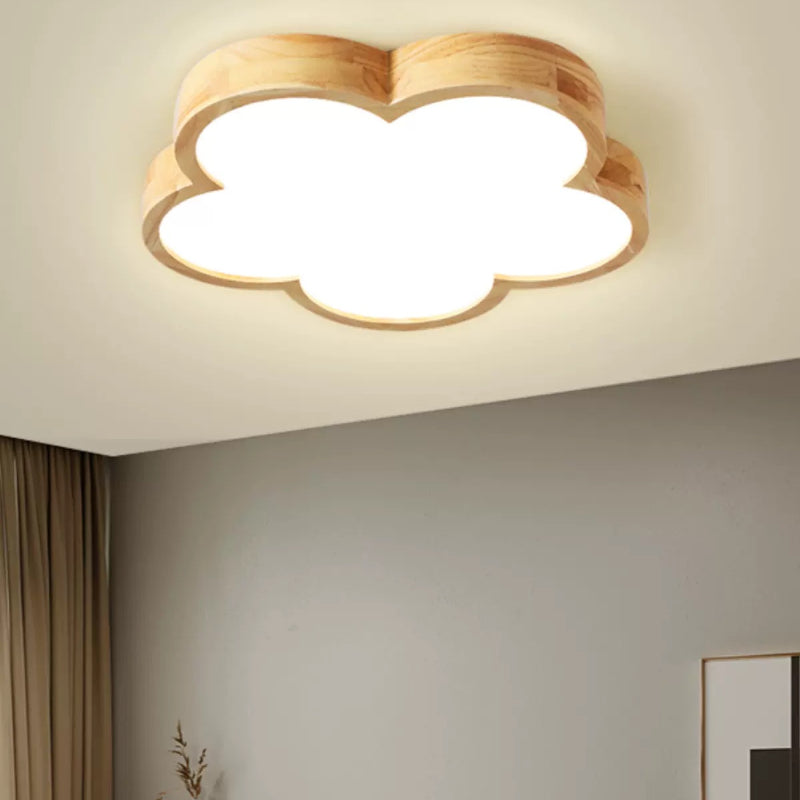 Aria moderne Unterputz-Deckenleuchte aus Holz für Wohnzimmer/Schlafzimmer