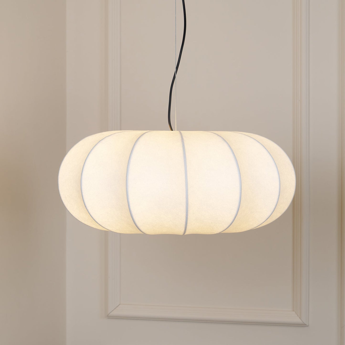 Kiyo Pumpkin Pendant Light Silk
