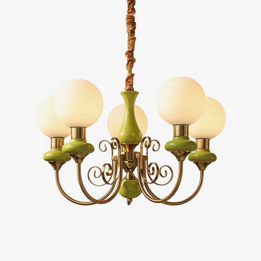Lustre Evanthe en verre