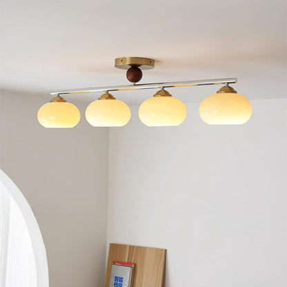 Plafonnier en verre moderne Charlotte