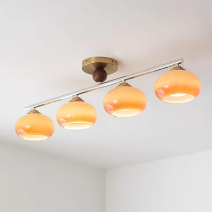 Plafonnier en verre moderne Charlotte
