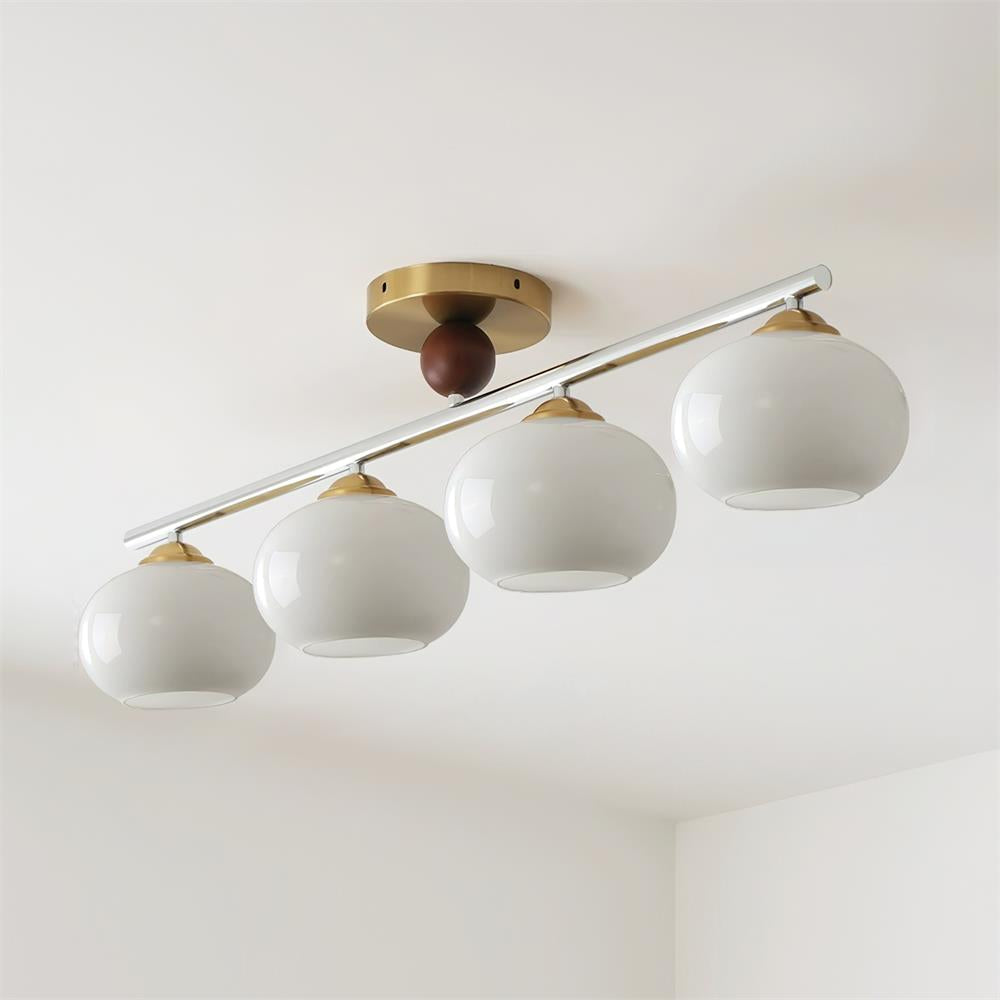 Plafonnier en verre moderne Charlotte