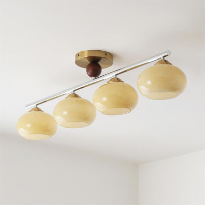 Plafonnier en verre moderne Charlotte