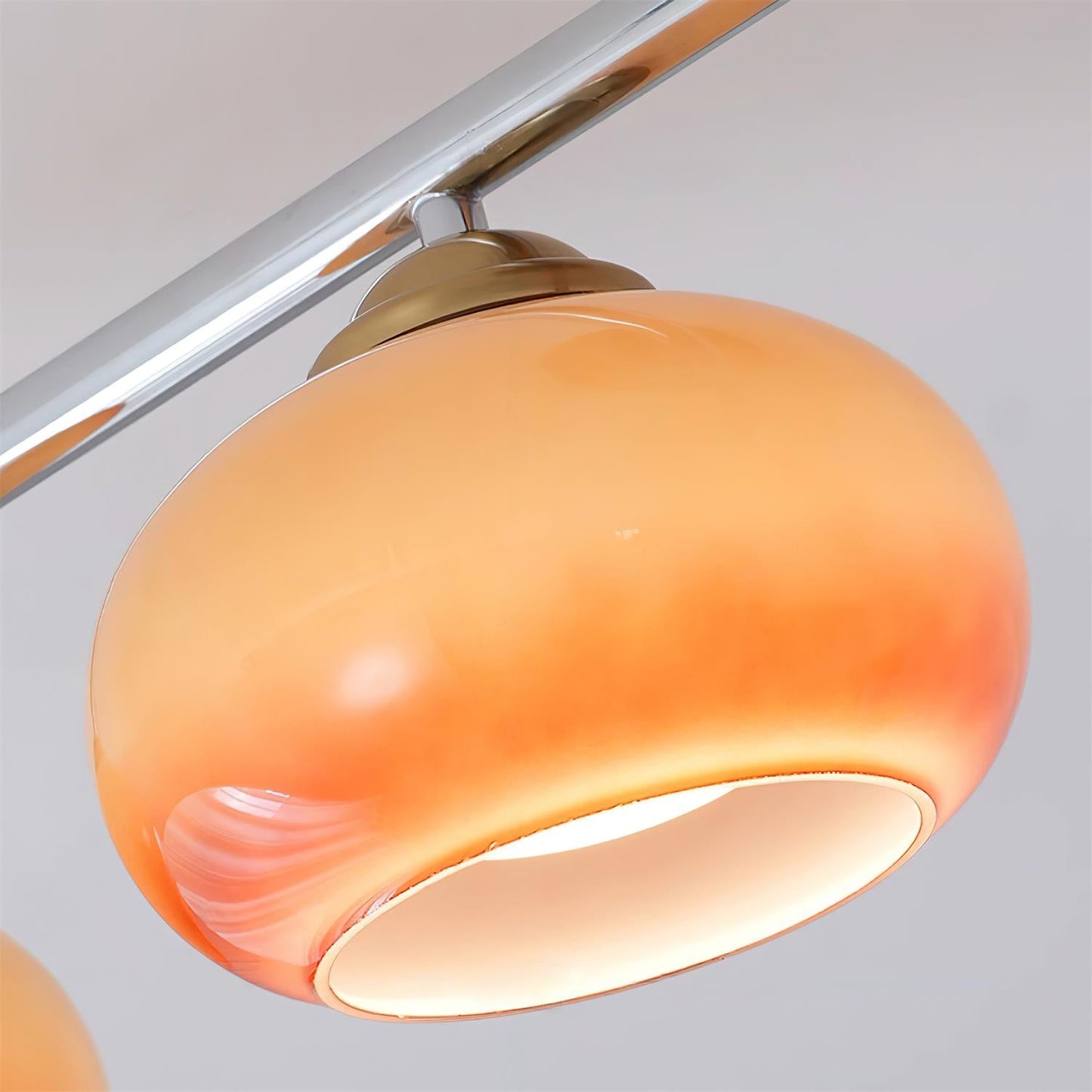 Plafonnier en verre moderne Charlotte