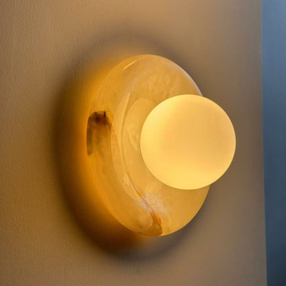 Hako Marble Indoor Wall Sconce