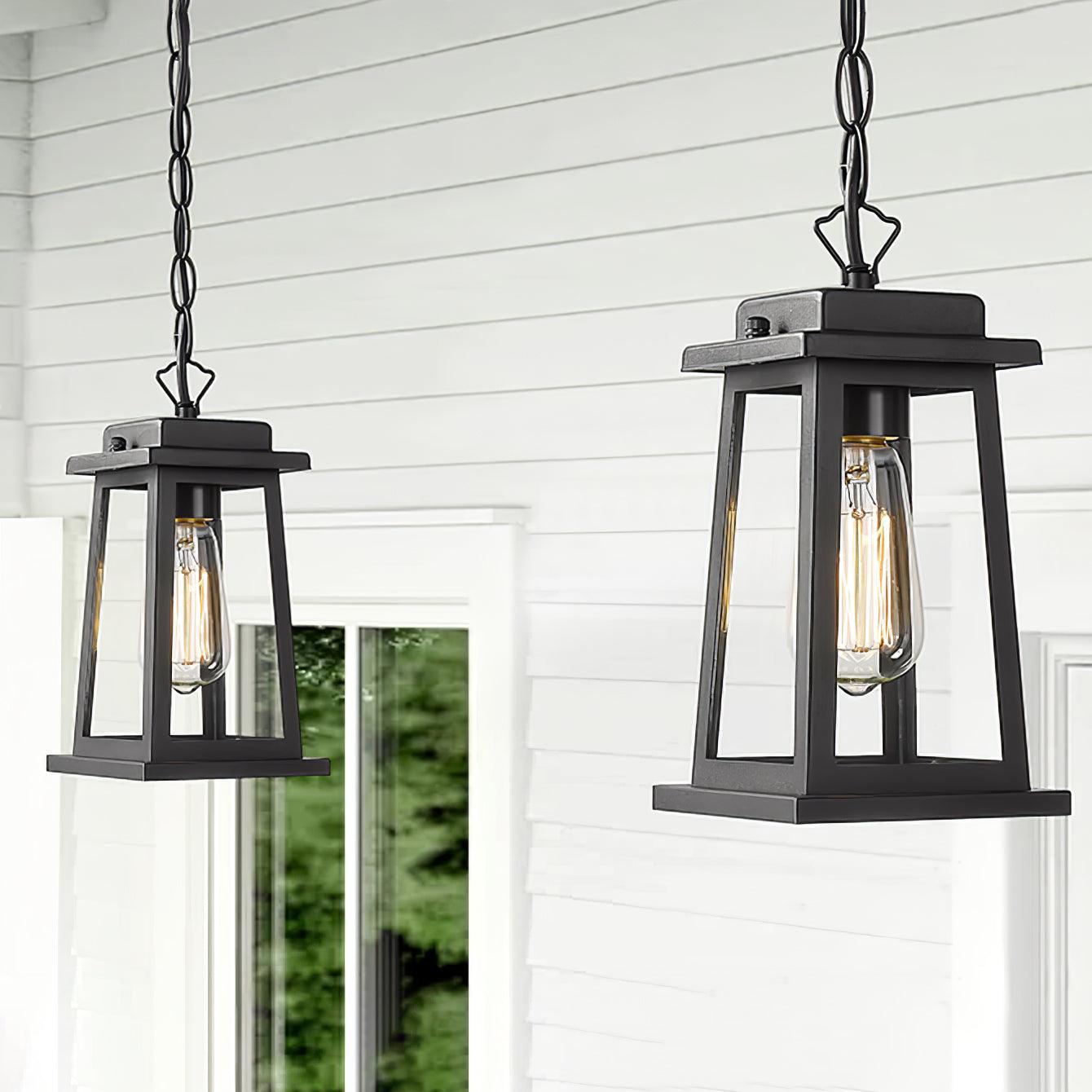 Ray Outdoor Lantern Pendant Light