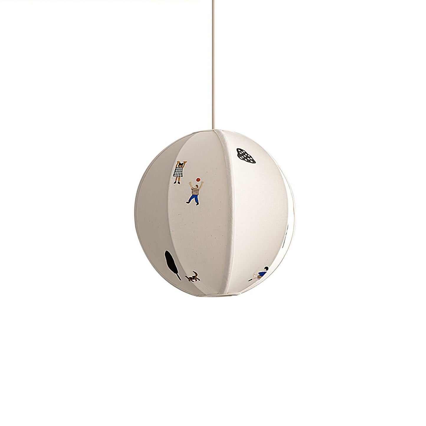 Elva Pendant Light Paper Ball Drawing