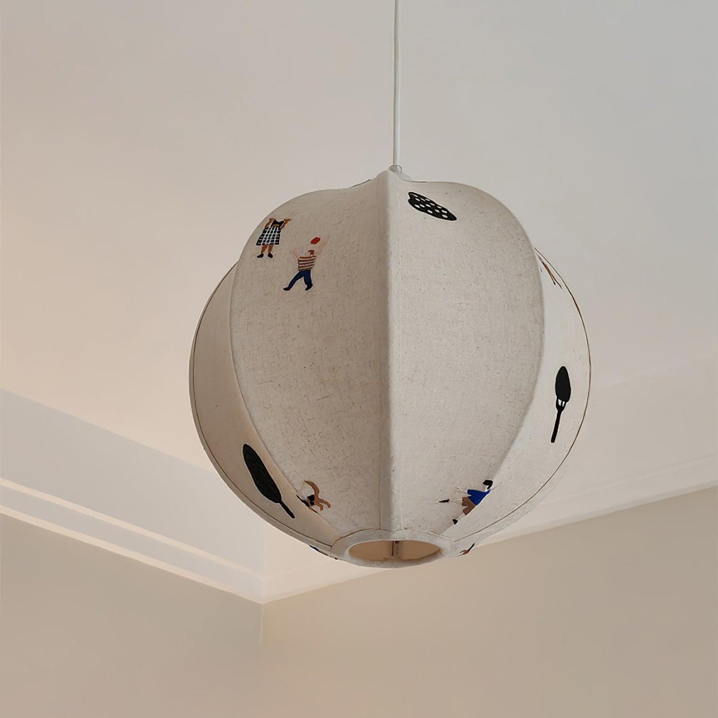 Elva Pendant Light Paper Ball Drawing