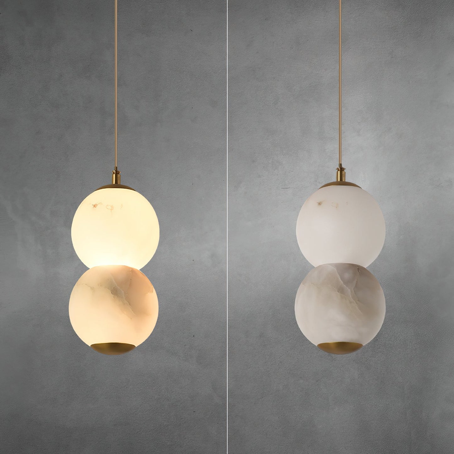 Ritta Alabaster  Pendant Light Head 2 /3/4