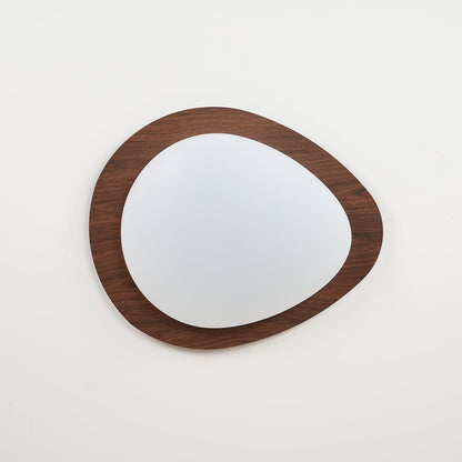Quisti Pebble Walnut Ceiling Light