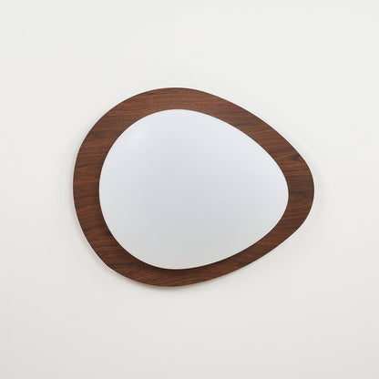 Quisti Pebble Walnut Ceiling Light