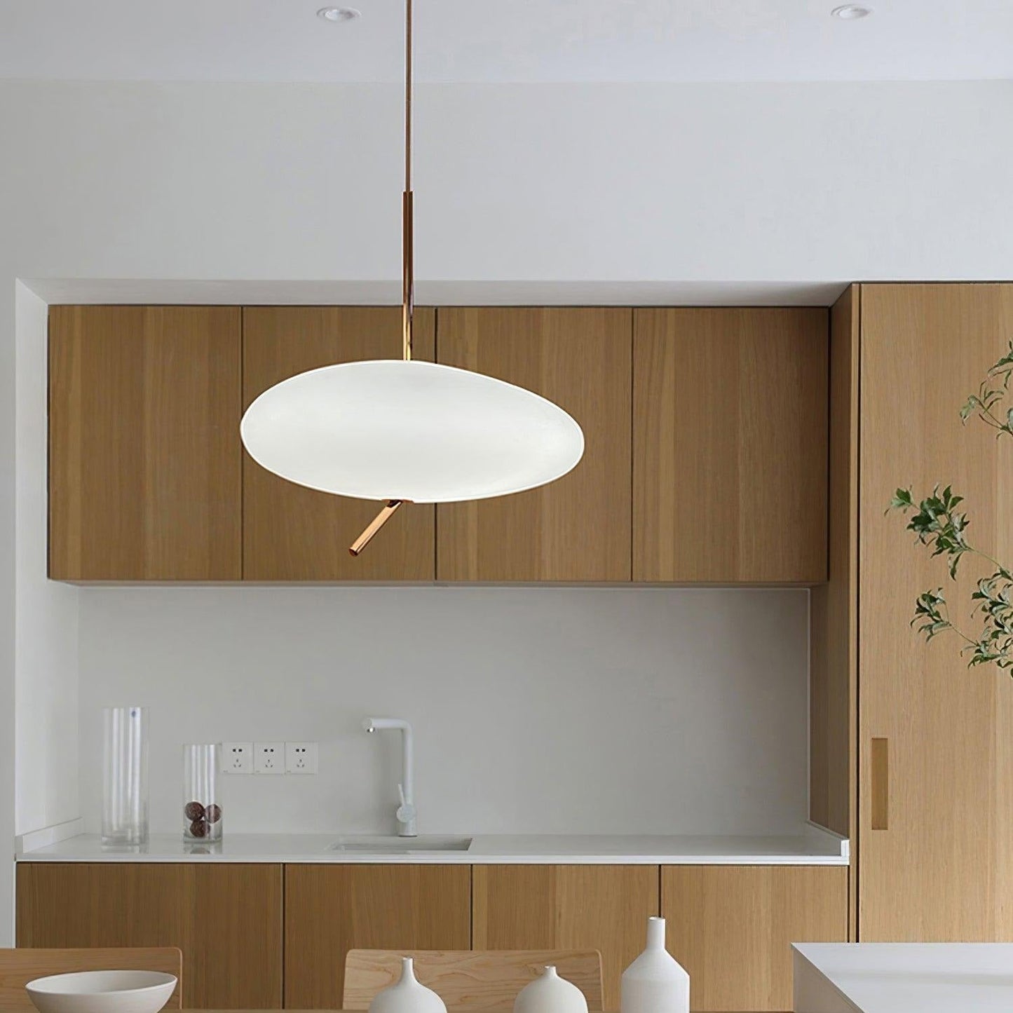 Oneli Rose Gold Pebble Pendant Light