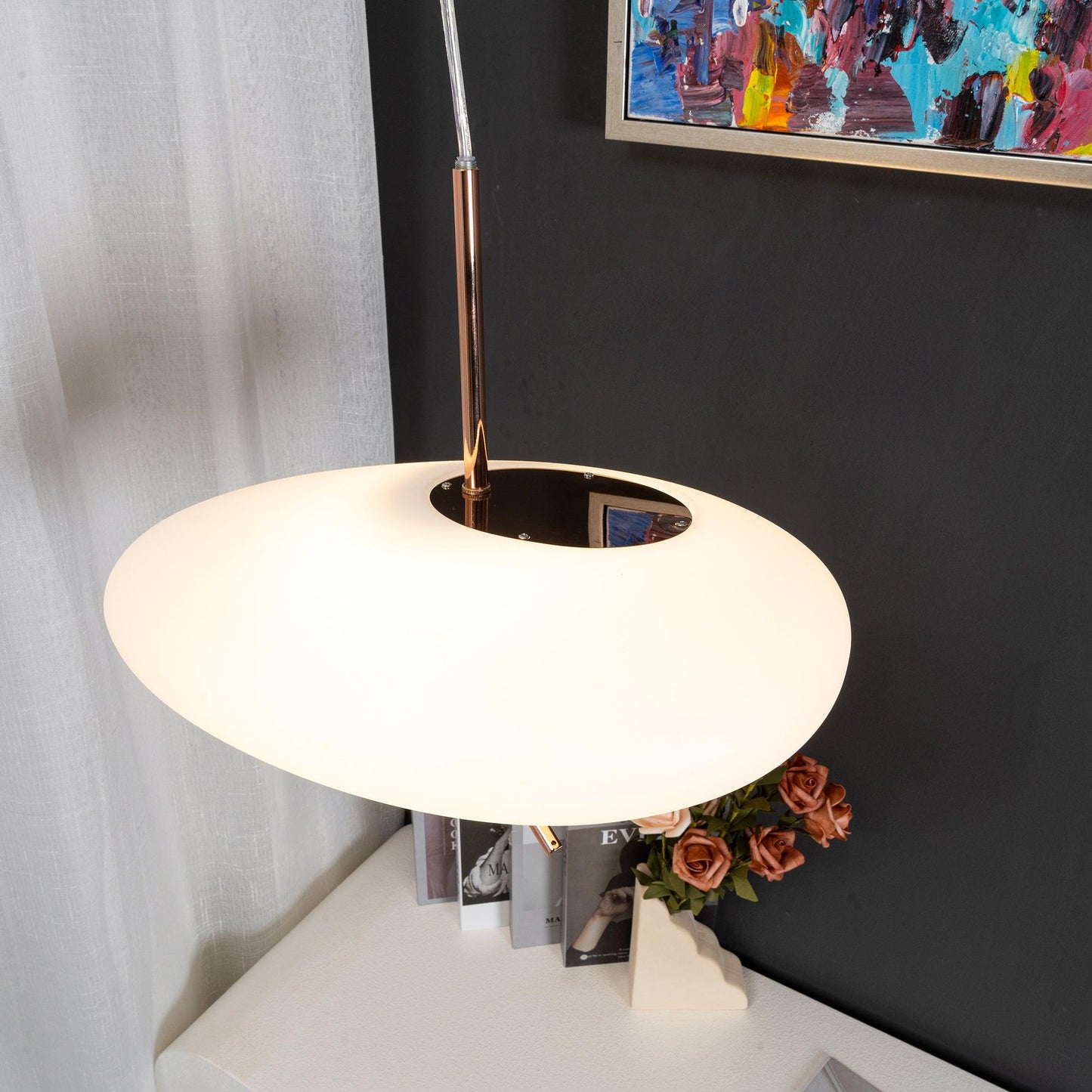 Oneli Rose Gold Pebble Pendant Light