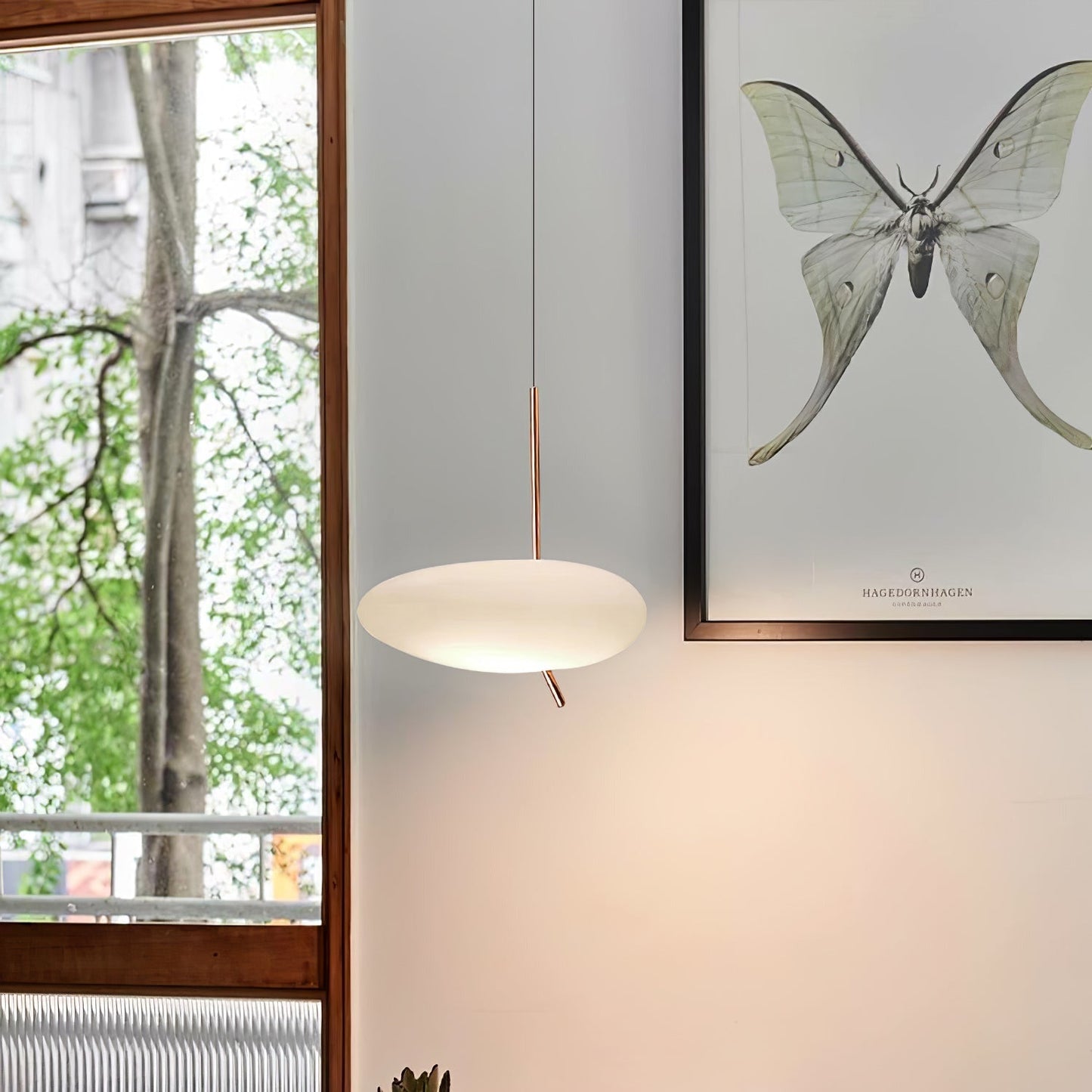 Oneli Rose Gold Pebble Pendant Light