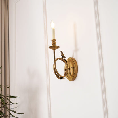 Amelo Vintage Bird Indoor Wall Sconce