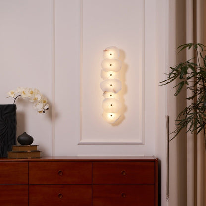 Cevra Alabaster Flower Wall Lamp