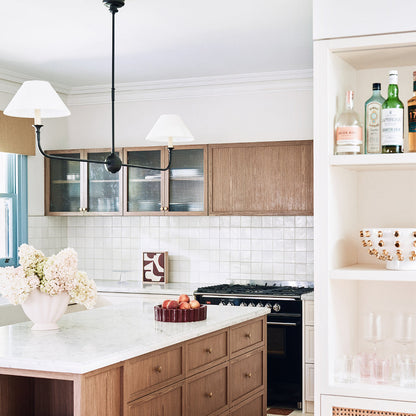 Norli Modern Linear LED Chandelier Metal Living Room Bedroom