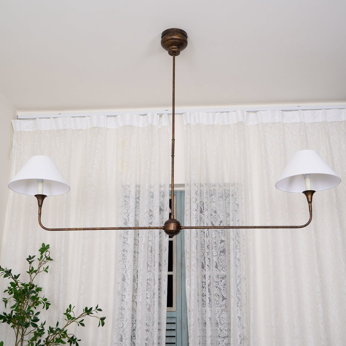 Norli Modern Linear LED Chandelier Metal Living Room Bedroom