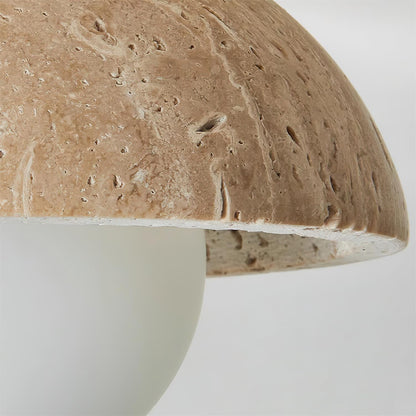 Plafonnier Ritta minimaliste en travertin