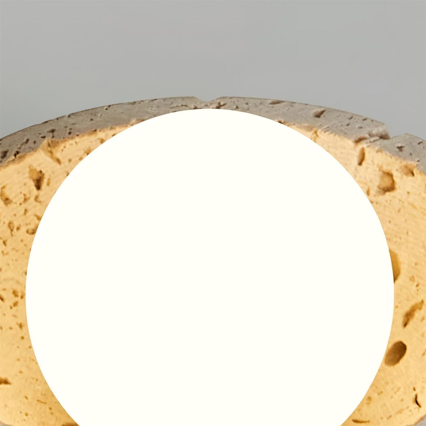Plafonnier Ritta minimaliste en travertin