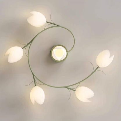 Iris 6-Light Tulip Ceiling Light
