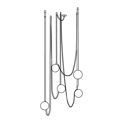 Zephira Multiple Belt Pendant Light