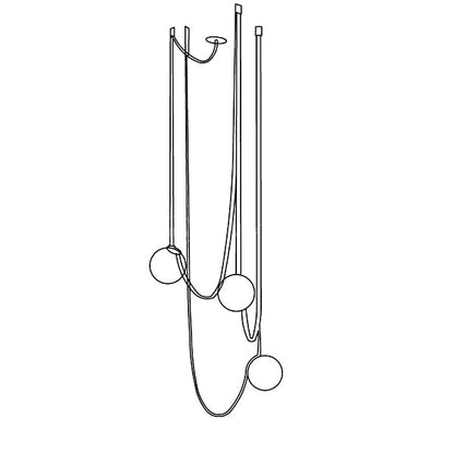 Zephira Multiple Belt Pendant Light
