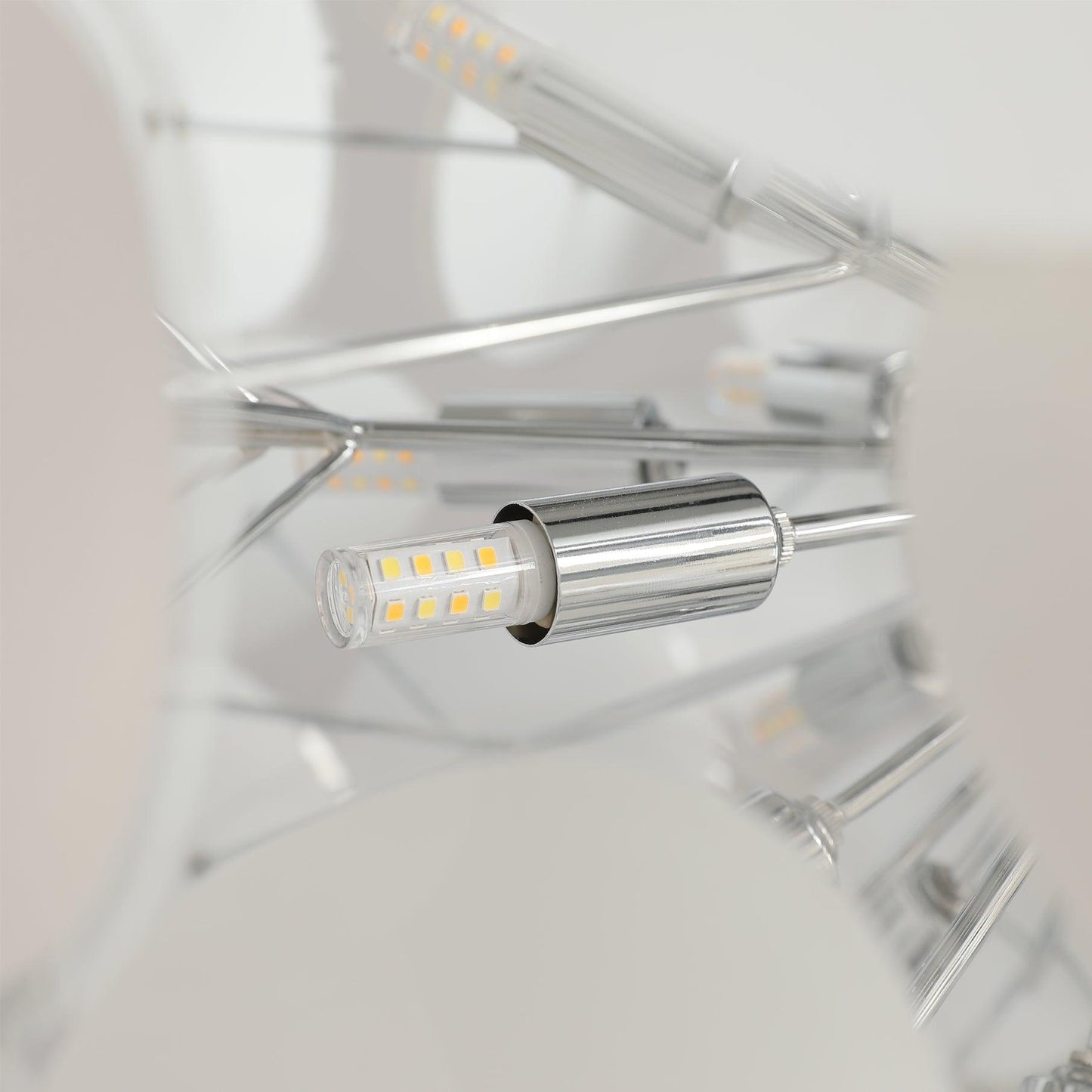 Thera Artistic Glass Globe Chandelier