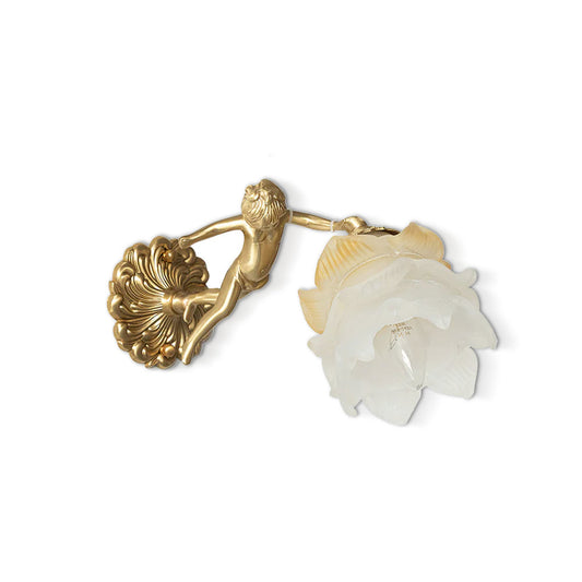 Arque Glass Rose Wandleuchte