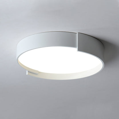 Plafonnier Arisha moderne rond encastré LED double couche