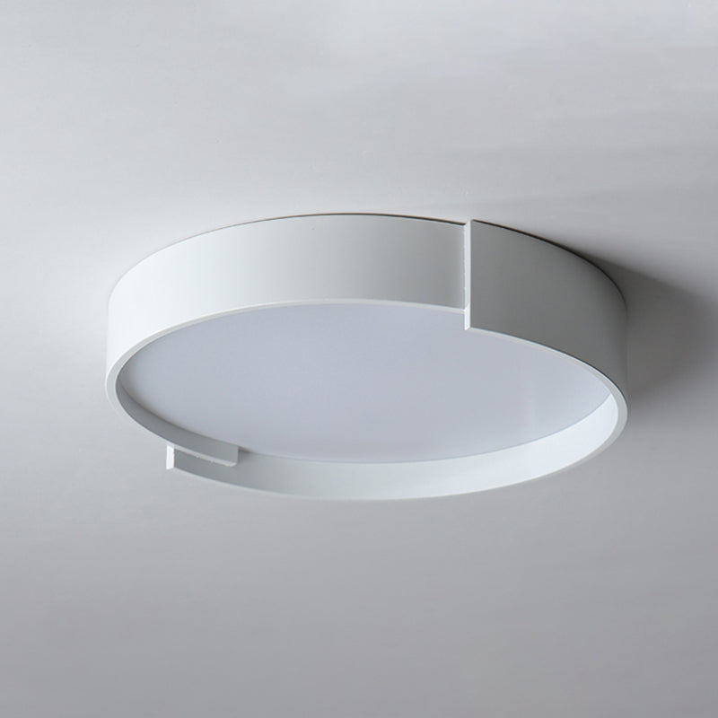 Plafonnier Arisha moderne rond encastré LED double couche