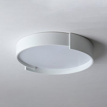 Plafonnier Arisha moderne rond encastré LED double couche