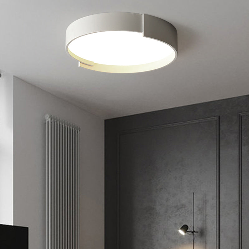 Plafonnier Arisha moderne rond encastré LED double couche